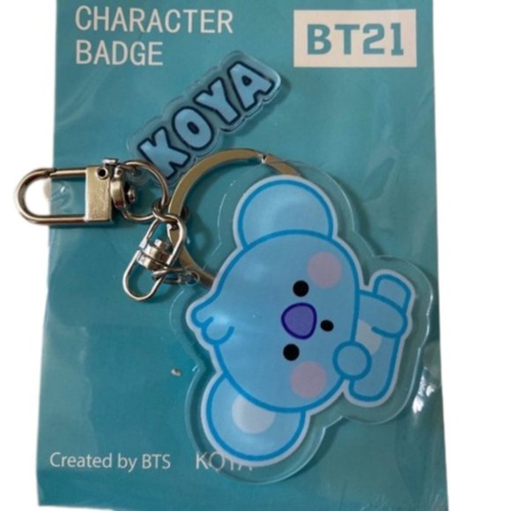 BTS 21 BT21‎ BTS21 "Koya" Keychain Bag Charm. Trending Fashion Accessories